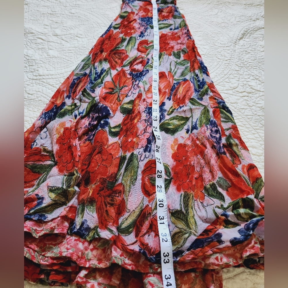 Vintage Floral skirt - Picture 3 of 3
